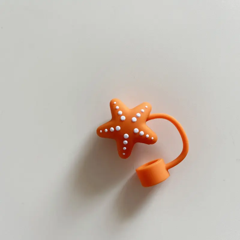 Cute Animal Straw Covers Cap For Stanley Cup Accessories Kawaii Silicone Straw Toppers 40oz 30oz Tumbler Cover For 10mm Straws