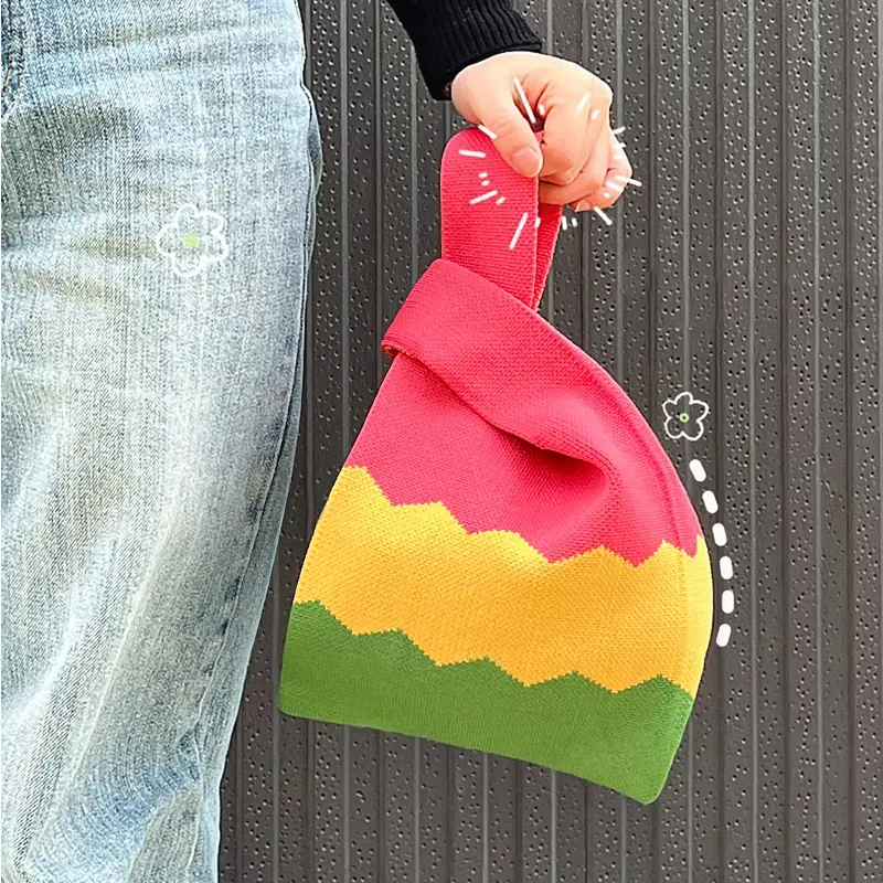 Cute Lunch Bag For Women Girl Kids School Kawaii Canvas Portable Lunch Box Tote Bags Bento Pouch Office School Food Storage Bags