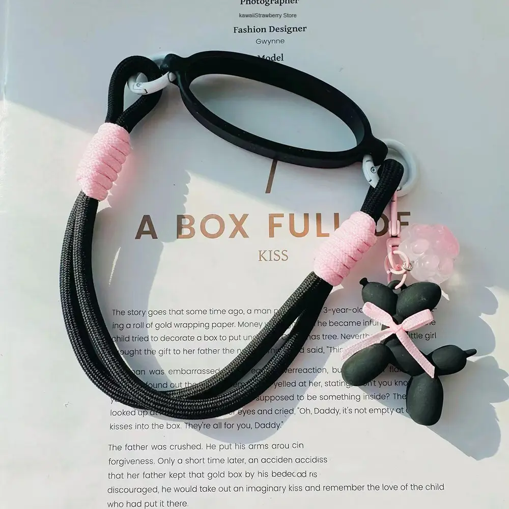 Luxury Cat Claw Puppy Tumbler Handle Strap Holder Cute Water Bottle Handle Grip Hanging Lanyard For 6-10cm Cup Mouth