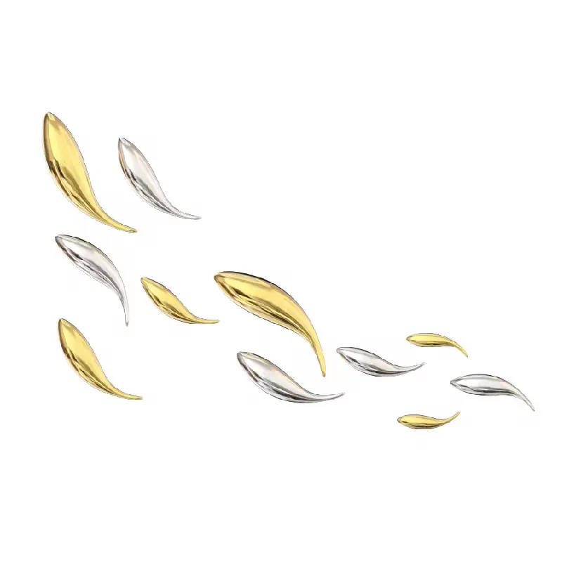 Creative Three-dimensional Fish Wall Decorative Wall Without Perforated Decorations Living Room TV Background Wall Sofa Pendant