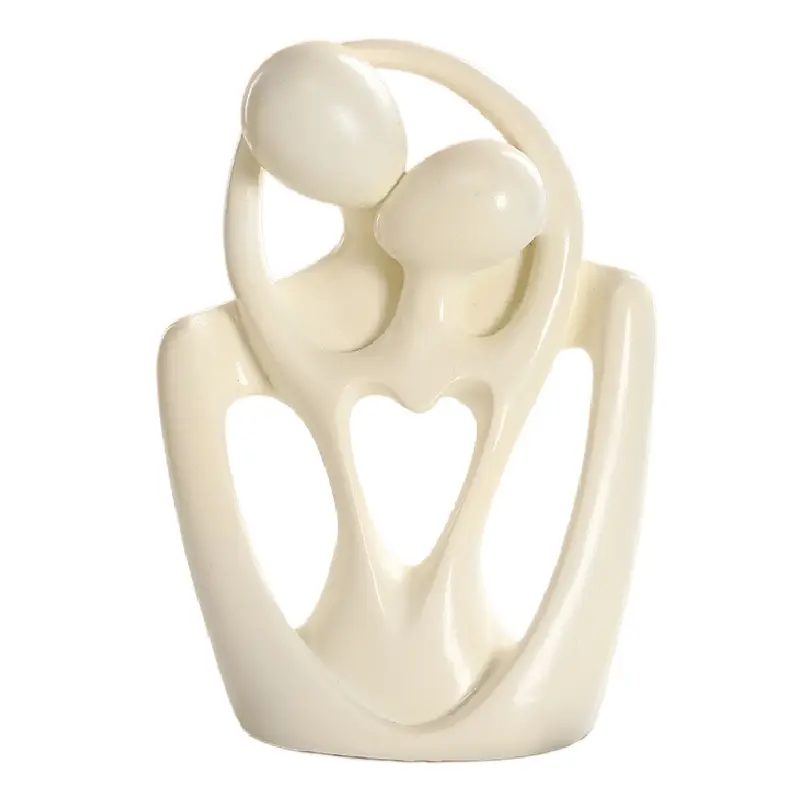 Nordic Abstract Art Figure Ornaments Creative Couple Wine Cabinet TV Cabinet Bedroom Figure Statue Modern Home Decoration Gift