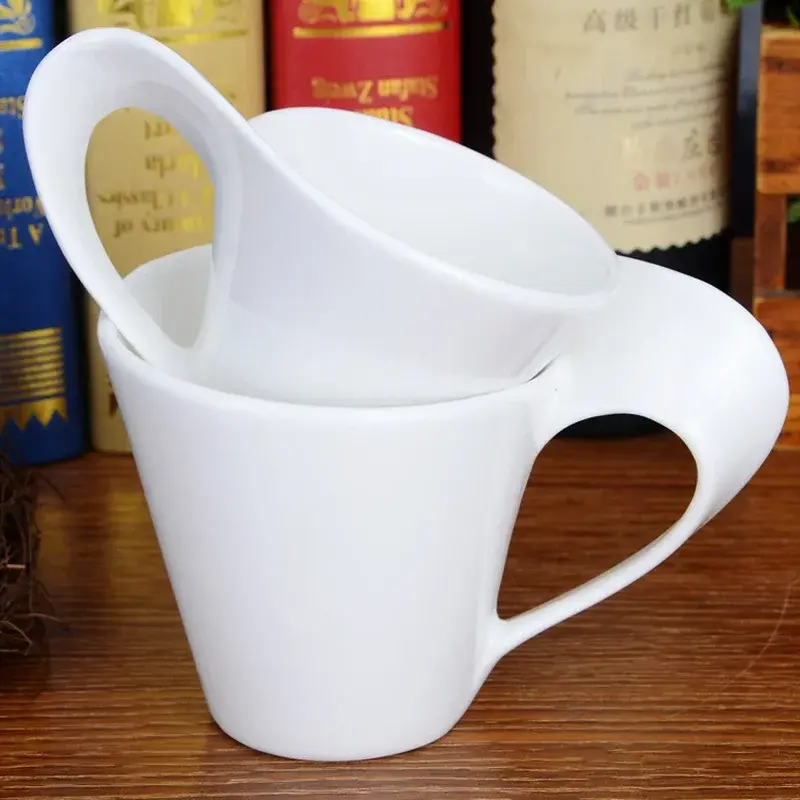 Espresso Cup Ceramic Mug with Spoon and Cup Holder Kitchen Bar Supplies Continental Set Mug Home Living Room Decor Wine Set
