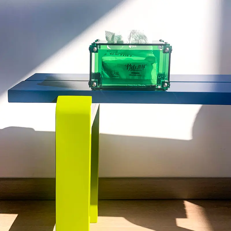 Nordic Acrylic Transparent Tissue Box Home Carton Living Room Bedroom Dining Room Storage Box Home Decoration Accessories