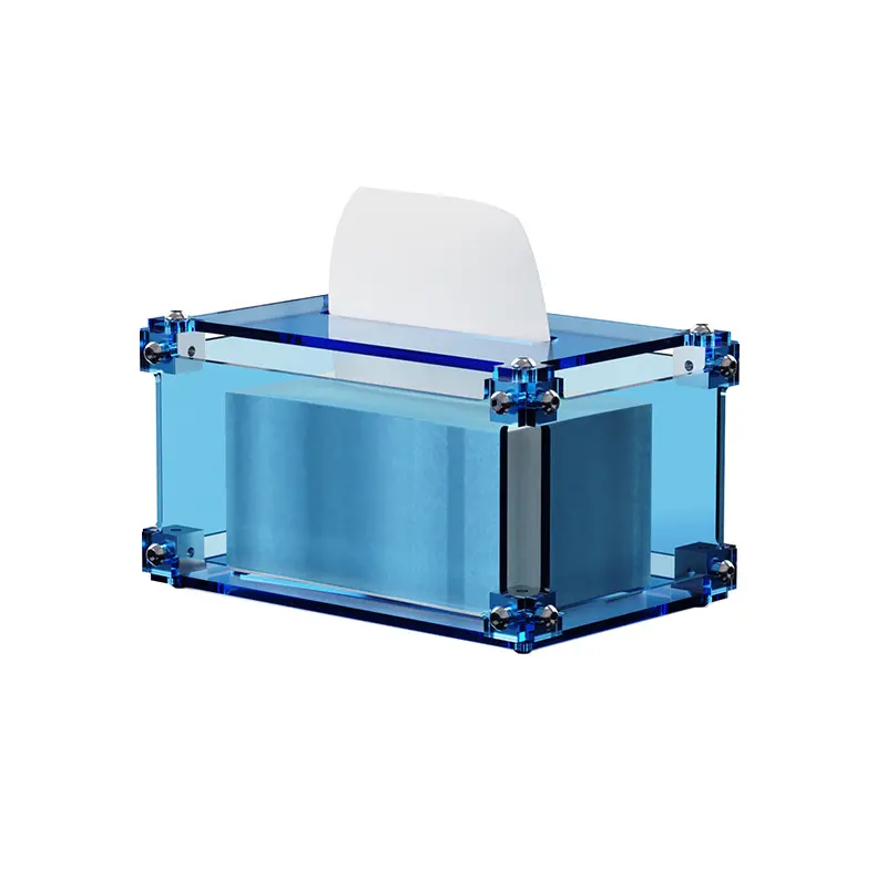 Nordic Acrylic Transparent Tissue Box Home Carton Living Room Bedroom Dining Room Storage Box Home Decoration Accessories
