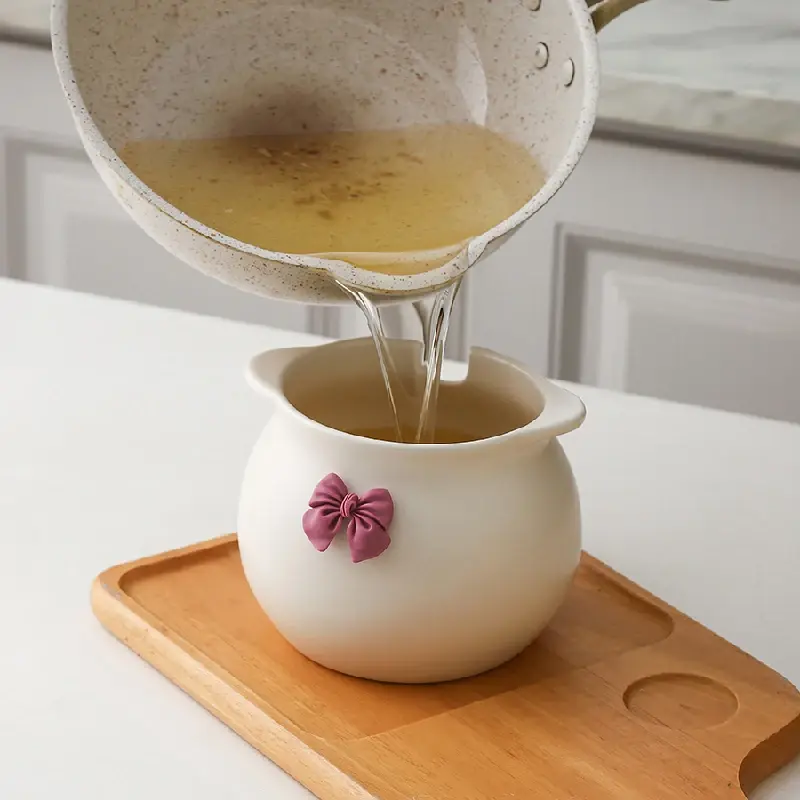 Household Ceramic Seasoning Pot Container with Lid Spoon Ceramic Sugar Bowl Seasoning Box Salt Pot Tea Pot Kitchen Countertop