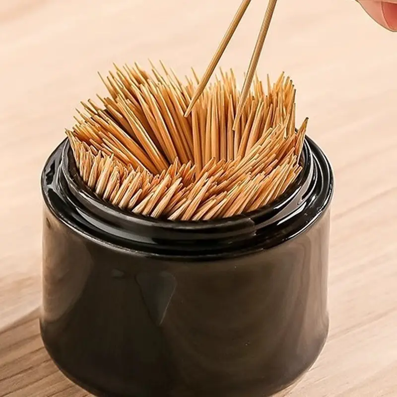 Small Animal Panda Toothpick Holder Ceramic Creative Toothpick Box Commercial Restaurant Retro Toothpick Holder Home Decoration