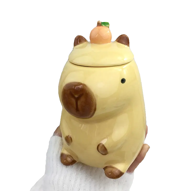 400ML Creative Cartoon Animal Mug with Ceramic Coffee Cup New Drinking Cup Coffee Milk Tea Breakfast Cup Exquisite Gift