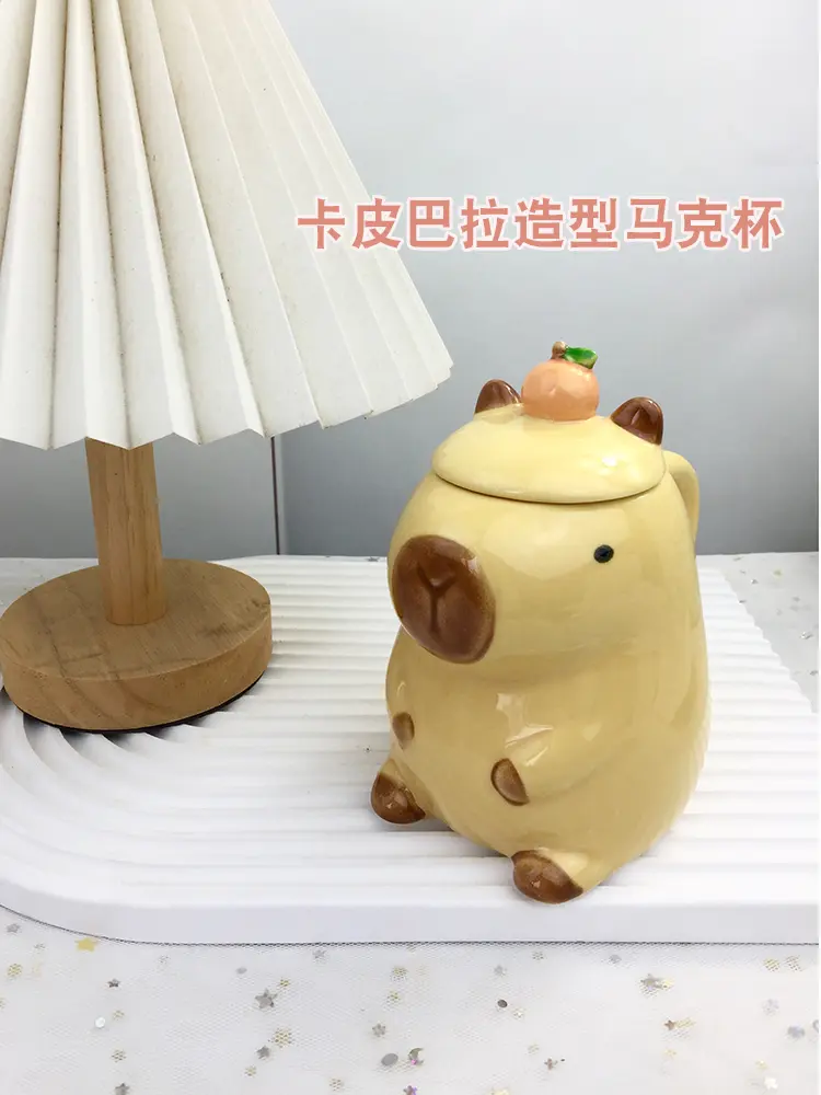 400ML Creative Cartoon Animal Mug with Ceramic Coffee Cup New Drinking Cup Coffee Milk Tea Breakfast Cup Exquisite Gift