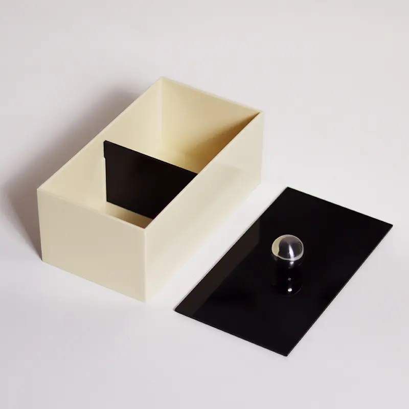 Nordic Multifunctional Compartment with Lid Lipstick Cosmetic Storage Box Acrylic Finishing Storage Box Desktop Decoration