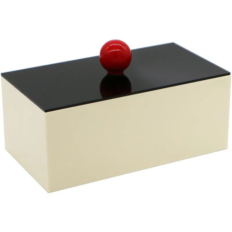 Nordic Multifunctional Compartment with Lid Lipstick Cosmetic Storage Box Acrylic Finishing Storage Box Desktop Decoration
