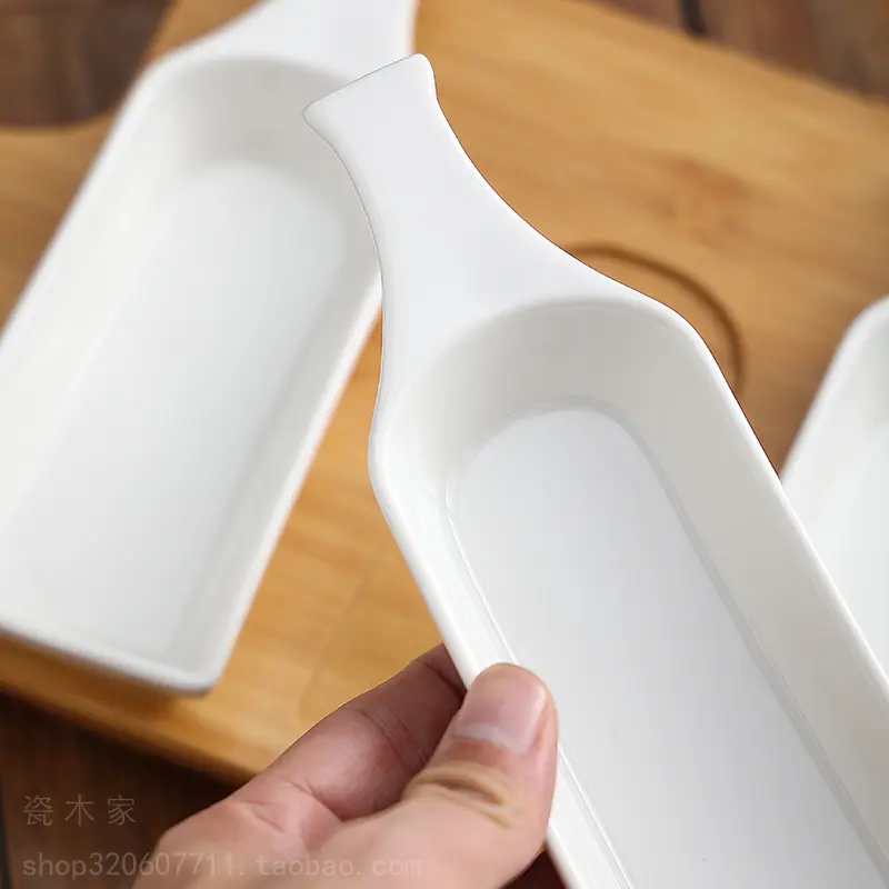 Ceramic Bowl Restaurant Irregular High Foot Bowl Snack Bowl Thick Soup Bowls Dessert Bowls Sushi Bowls Household Tableware Set