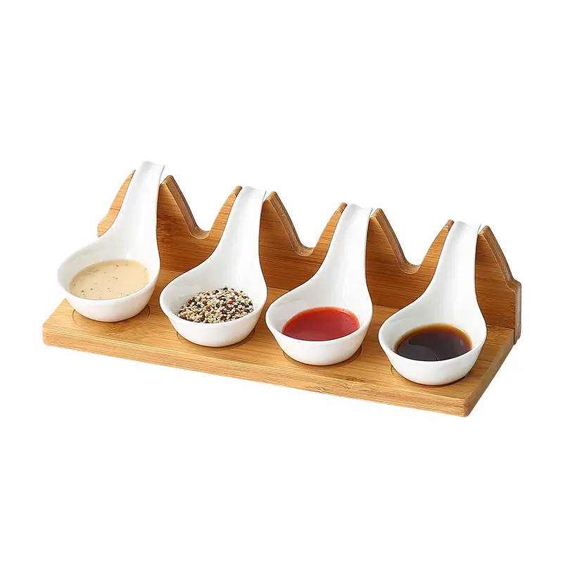 Ceramic Bowl Restaurant Irregular High Foot Bowl Snack Bowl Thick Soup Bowls Dessert Bowls Sushi Bowls Household Tableware Set