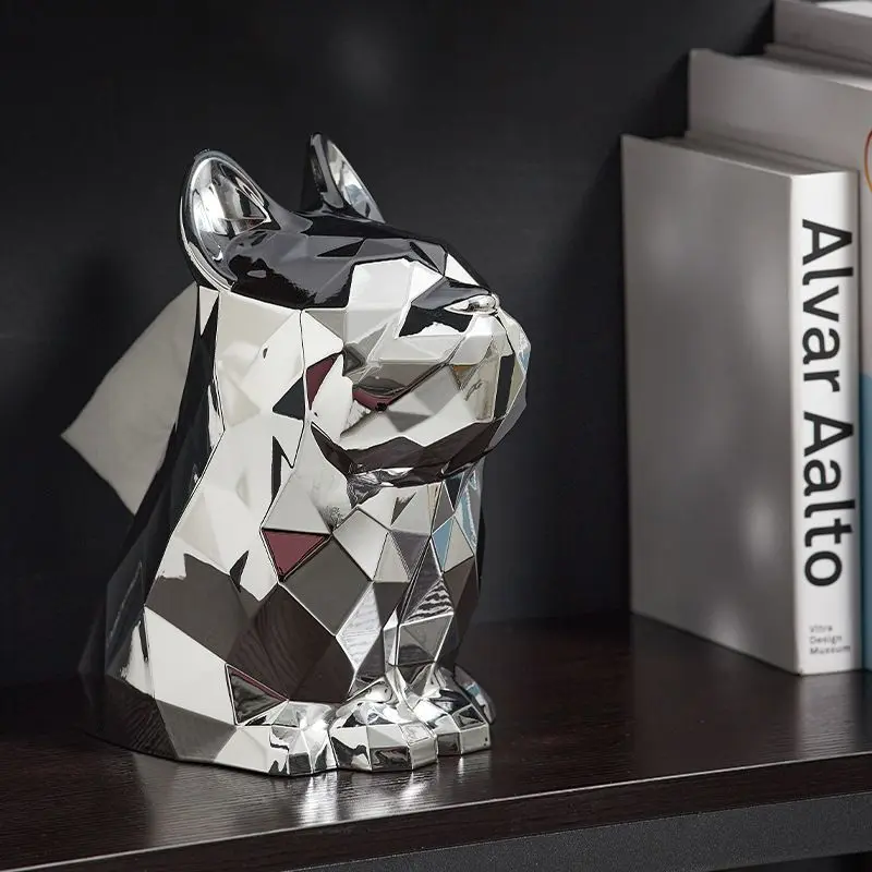 Creative Toilet Paper Box Napkin Box Ornaments Living Room Luxury Paper Box Restaurant Coffee Table Multifunctional Storage Box