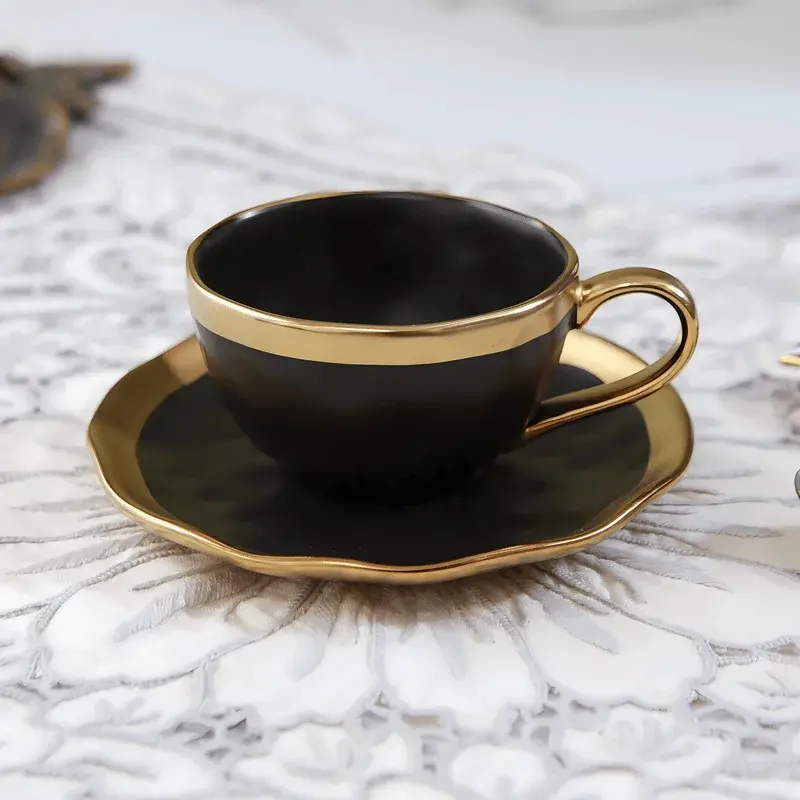 Ceramic Mug Afternoon Tea Cups Phnom Penh Ceramic Coffee Cup and Saucer Set Milk Mug Breakfast Cups Water Glasses Milk Teacup