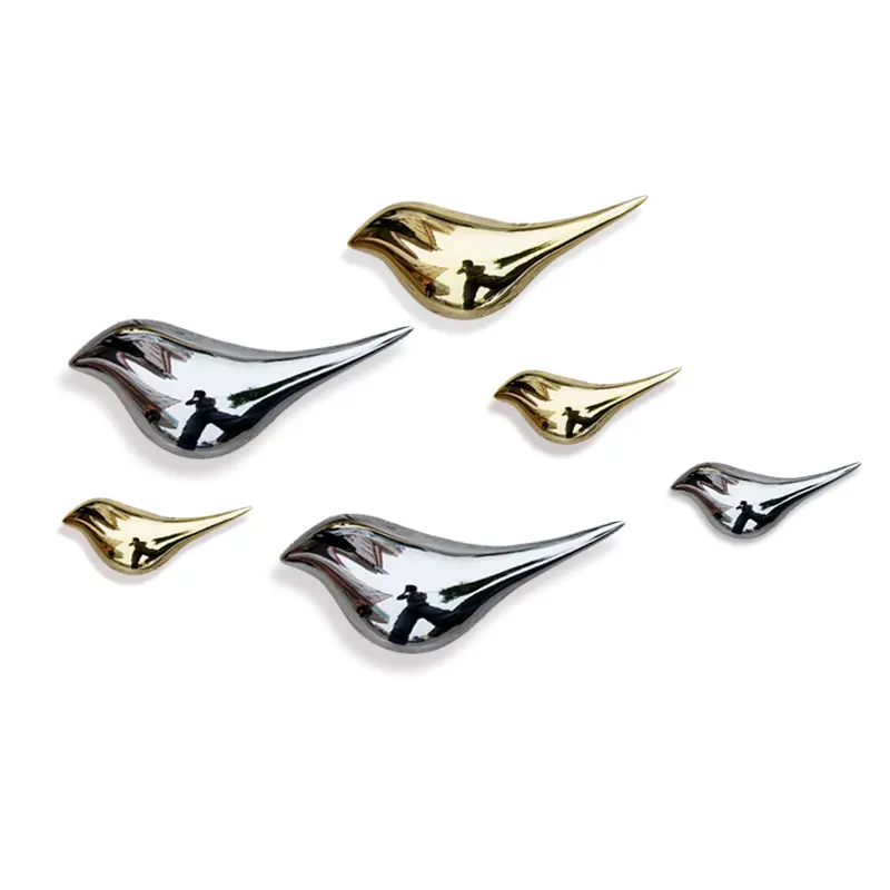 Living Room Wall Mounted Background Display Three-dimensional Bird Electroplating Simulation Animal Wall Mounted Decoration