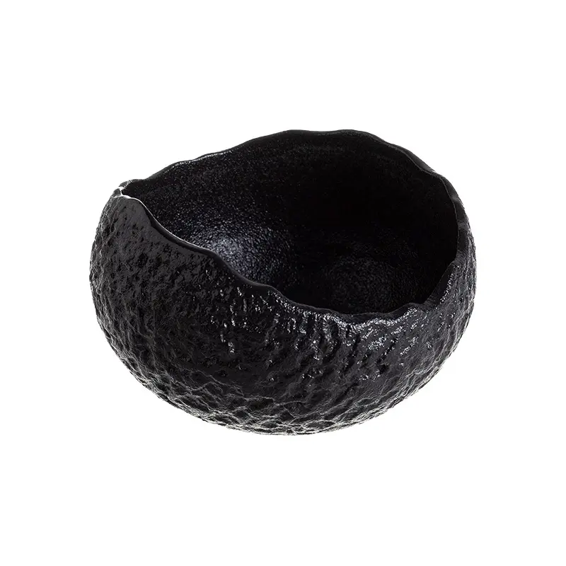 Irregular Pottery Bowls Stone Patterned Dessert Bowls Creative Ceramic Tableware Hotel Molecular Cuisine Bowls Kitchen Supplies