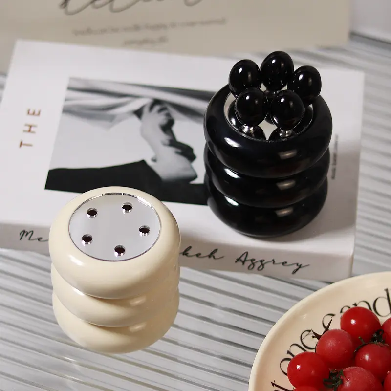 Nordic Creative Storage Tank Desktop Fruit Fork Set Stainless Steel Fruit Fork Storage Tank Living Room Decoration Storage Box