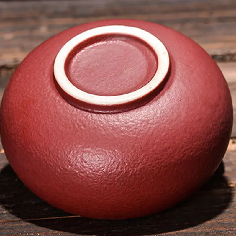 50ML Ceramic Tea Jar Matte Matte Ceramic Jar with Lid Portable Mini Storage Box Ceramic Storage Container Tea Table Decoration