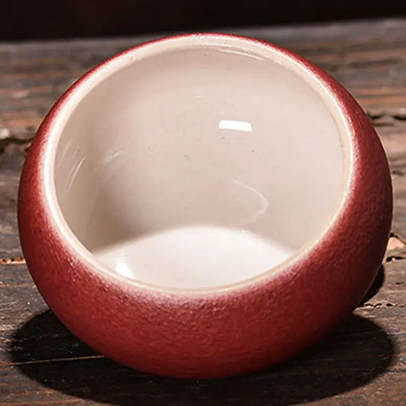 50ML Ceramic Tea Jar Matte Matte Ceramic Jar with Lid Portable Mini Storage Box Ceramic Storage Container Tea Table Decoration
