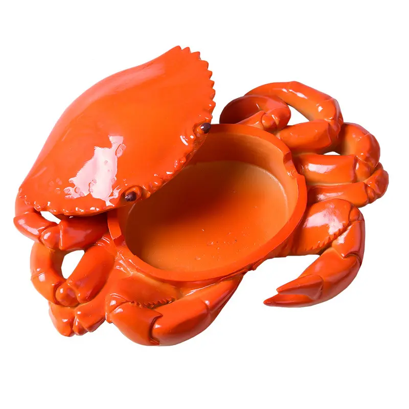 Creative Resin Ashtray for Home Living Room Creative Crab for Office Large Ashtray for Home Decoration Gift for Boyfriend