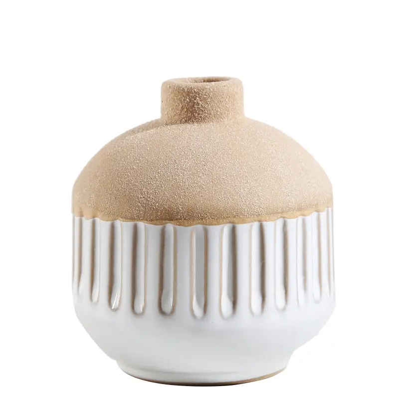 Creative Mini Flower Arrangement Ceramic Vase Aromatherapy Bottle Crafts Ornaments Ceramic Vase Countertop Aesthetic Decoration