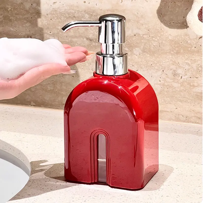 Antique Foam Bubbler Household Hotel Hand Sanitizer Bottled Bathroom Shower Gel Shampoo Bottle Bathroom Decoration Accessories