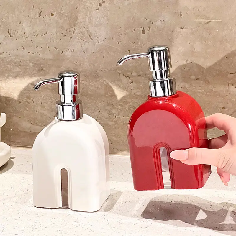 Antique Foam Bubbler Household Hotel Hand Sanitizer Bottled Bathroom Shower Gel Shampoo Bottle Bathroom Decoration Accessories