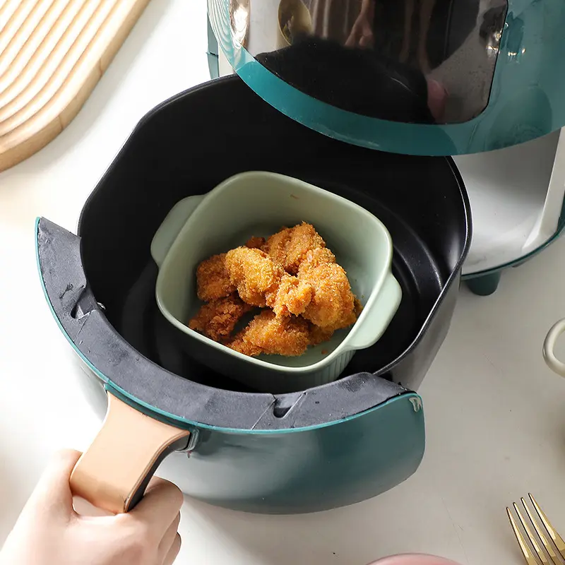 Solid Color Ceramic Amphora Bowl Vegetable Salad Plate Fruit Snack Dish Ice Cream Dessert Bowls Baking Utensils Tableware