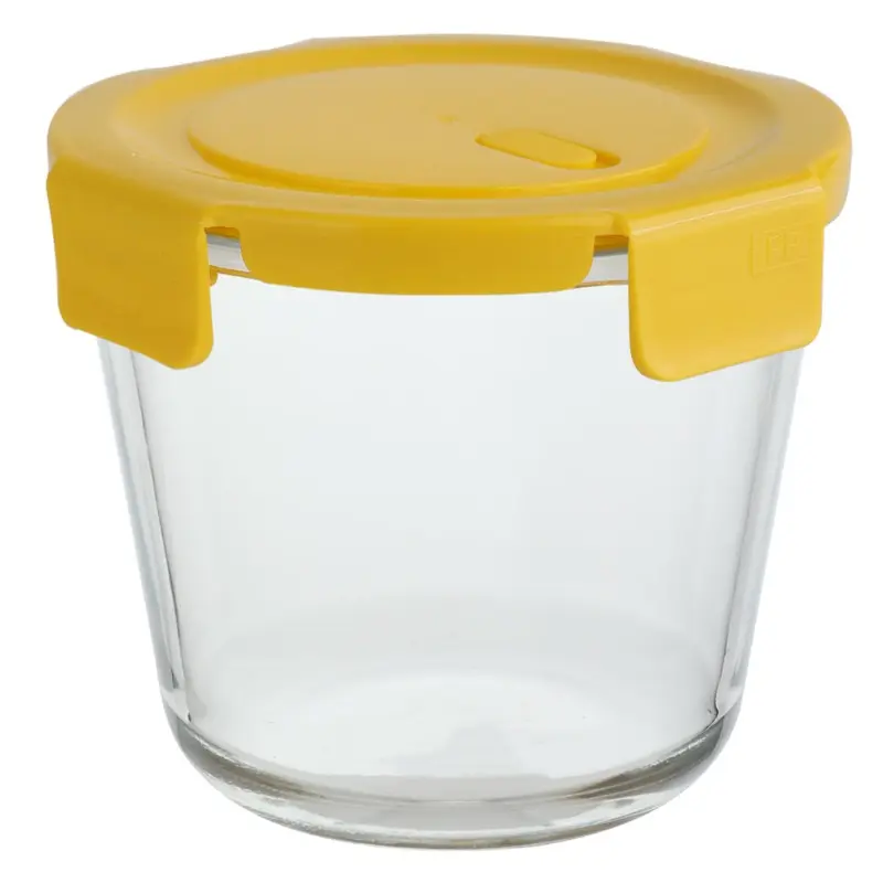 600ml Glass Bowl With Lid Student Lunch Box Home Nuts Dry Food Storage Jar Fruit Yogurt Salad Bowls