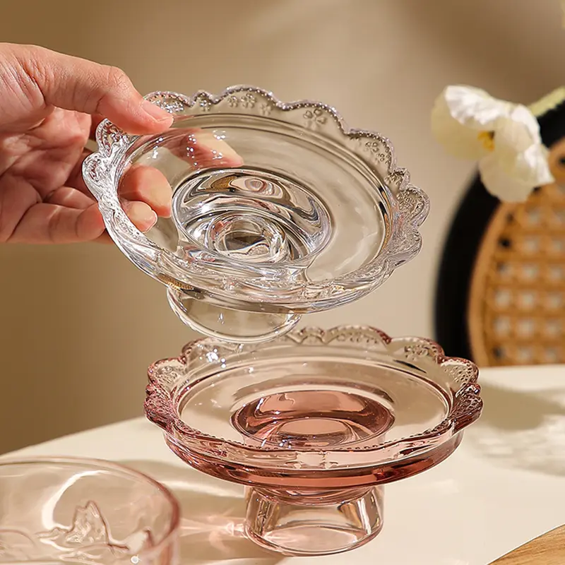 Ice Cream Cups Tall Ice-cream Yoghurt Bowl Dessert Cup Glass Cups Delicate Pastry Cake Plate Restaurant Ornament