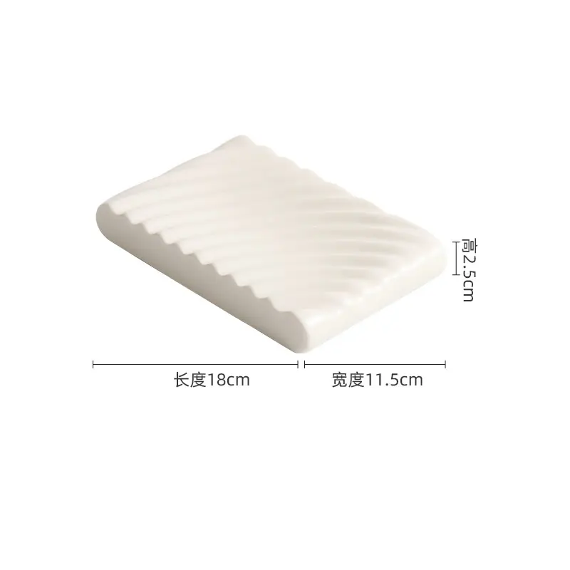 White Rectangular Ceramic Plate Hotel Restaurant Dish Plates Solid Colour Breakfast Disc Dessert Snack Tray