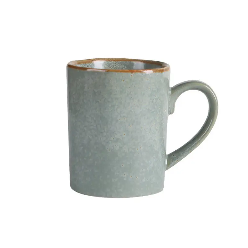 Vintage Ceramic Mug 350ml Rough Ceramic Coffee Cup Couple Mugs Household Breakfast Milk Oatmeal Cups Drinkware