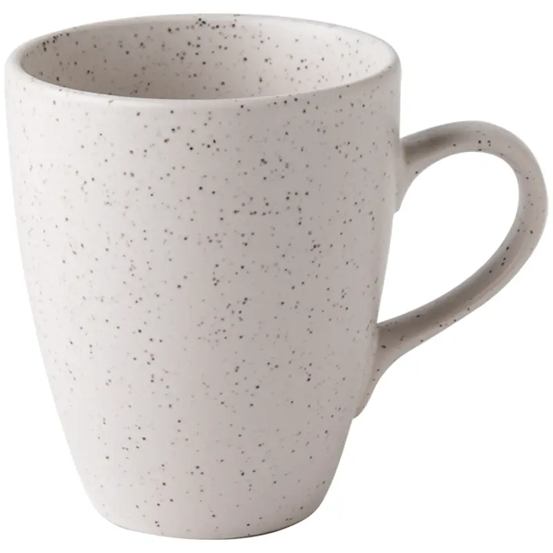Sesame Glaze Cup 420ml Ceramic Coffee Mug Household Breakfast Milk Oatmeal Mug Simple Drinking Mugs