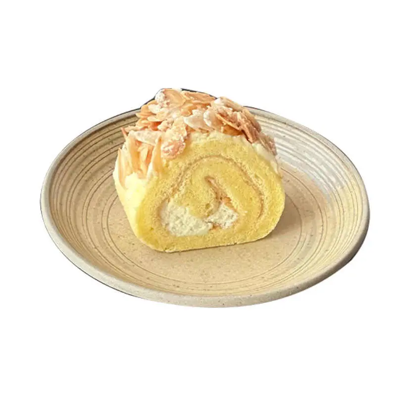 Retro Ceramic Dessert Plate Exquisite Round Afternoon Tea Snack Plates Household Western Breakfast Dish Tableware