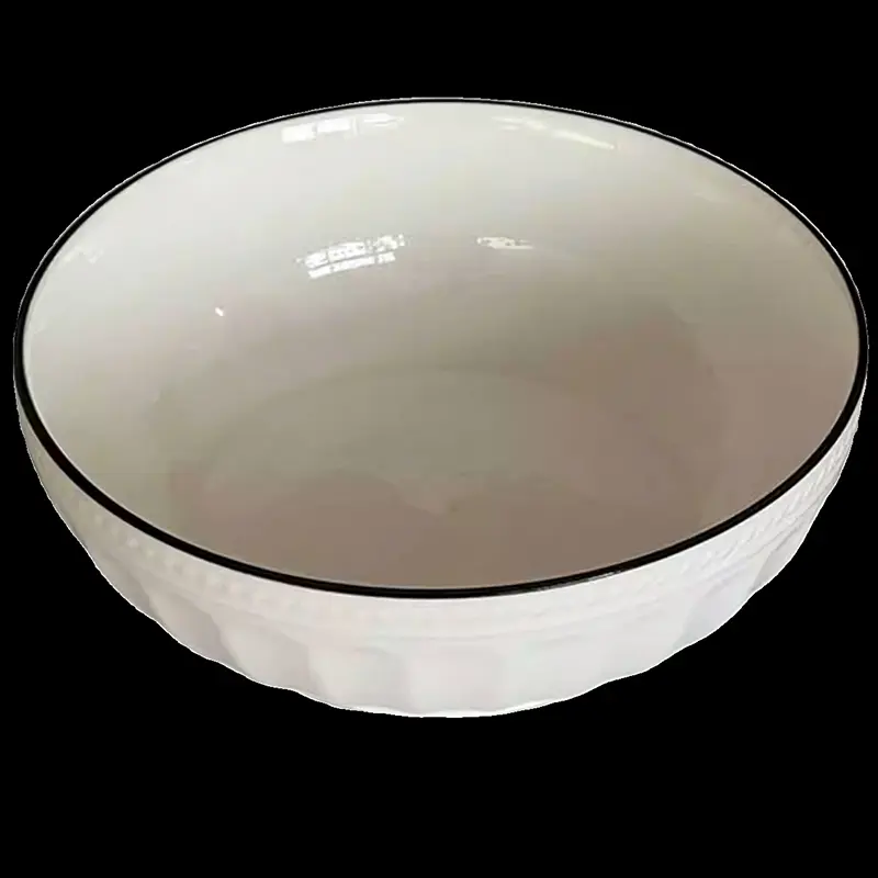 Scandinavian Style Simple Soup Noodle Bowl Ceramic Noodle Bowls Fruit Salad Bowl Kitchen Tableware