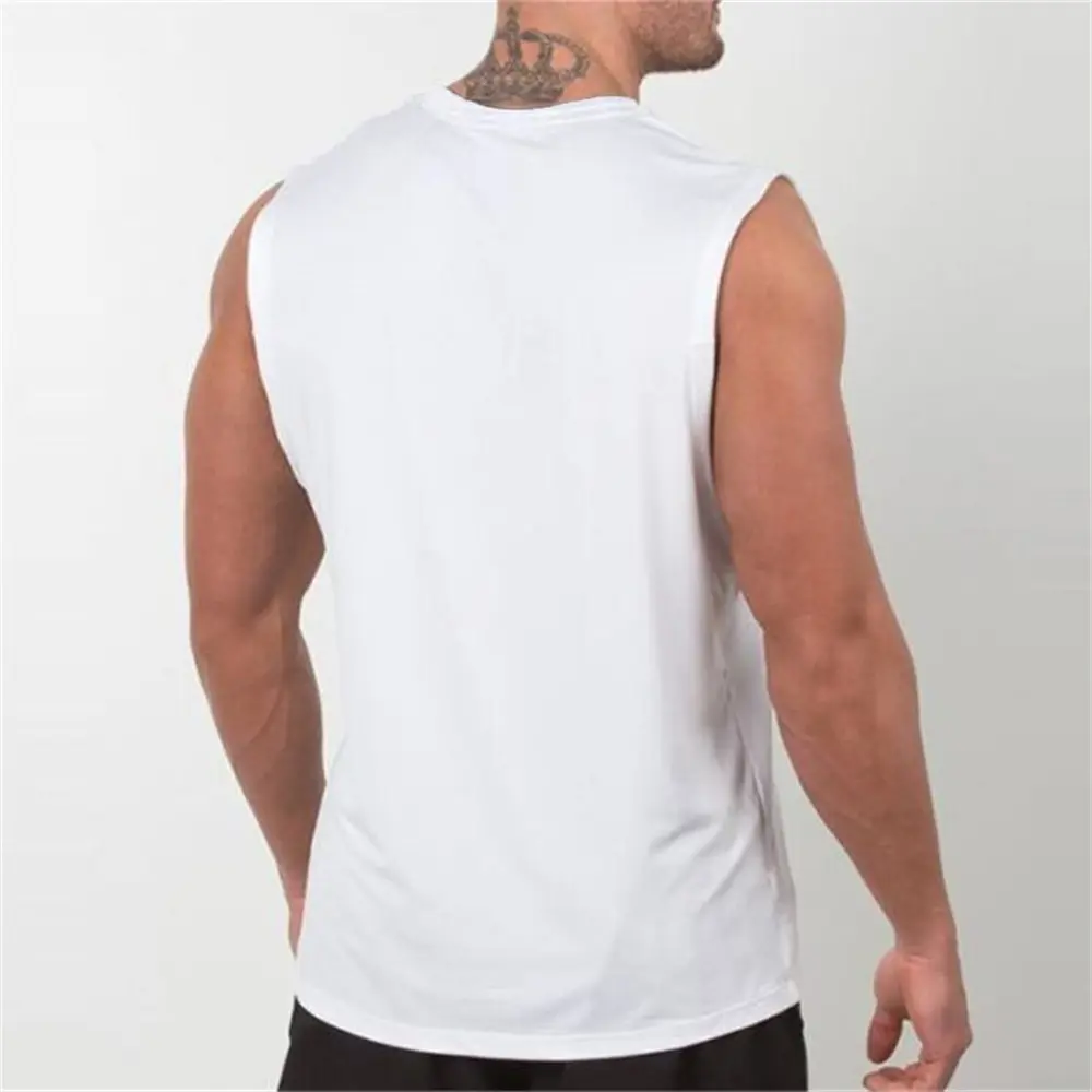 Men's summer casual sports fitness loose retro motorcycle print comfortable breathable round neck sleeveless vest