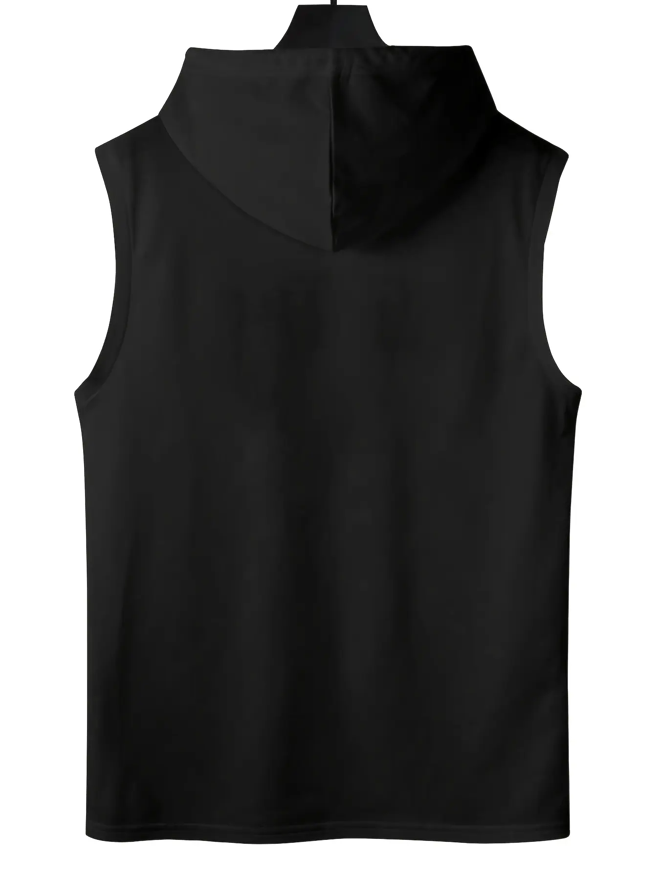Men'S Plus Size Sleeveless Hooded Vest - Lightweight Breathable Athletic Top Quick-Dry Gym Casual Shirt for Workout Beach C