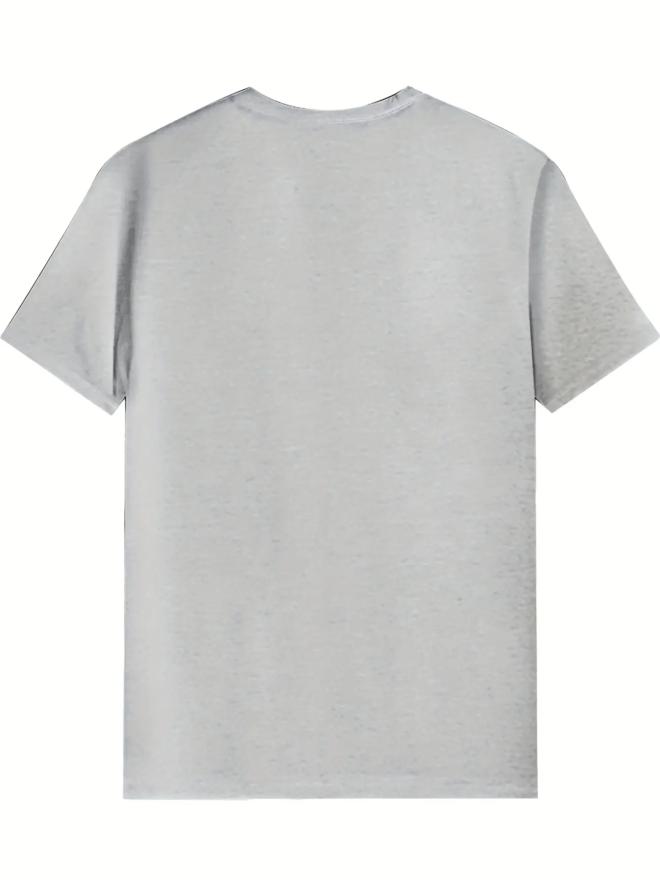 Men's summer 100% pure cotton fashionable casual sports loose vintage pattern print round neck short sleeved T-shirt top