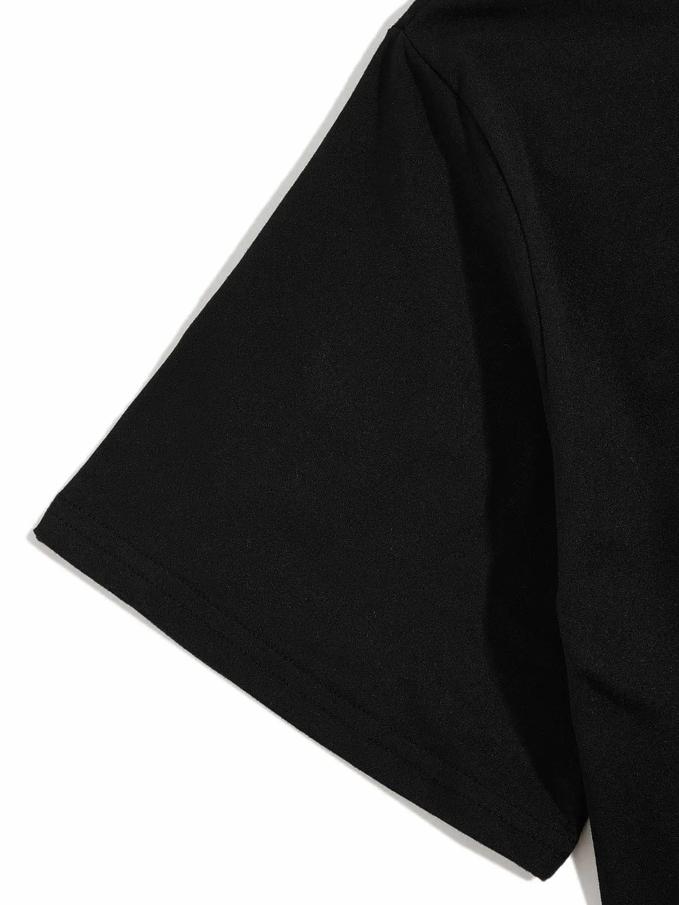 Men's 100% cotton summer loose size PARIS Letter printed slim fit casual sports round neck short sleeved T-shirt top