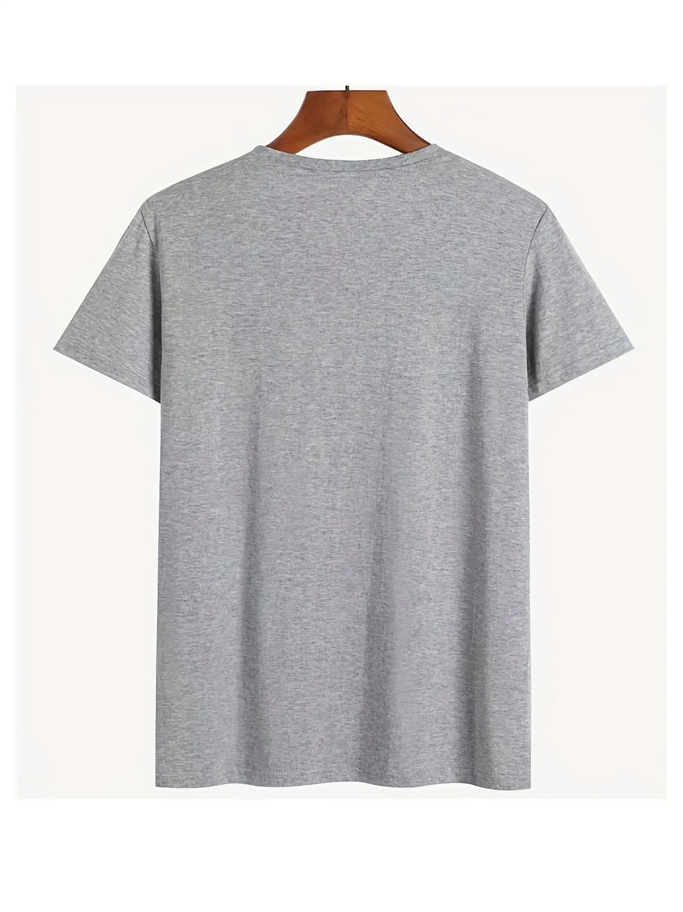 Men's Summer 100% Cotton Fashionable Casual Loose Happy Skull Guitar Pattern Printed Round Neck Short Sleeve T-shirt Top