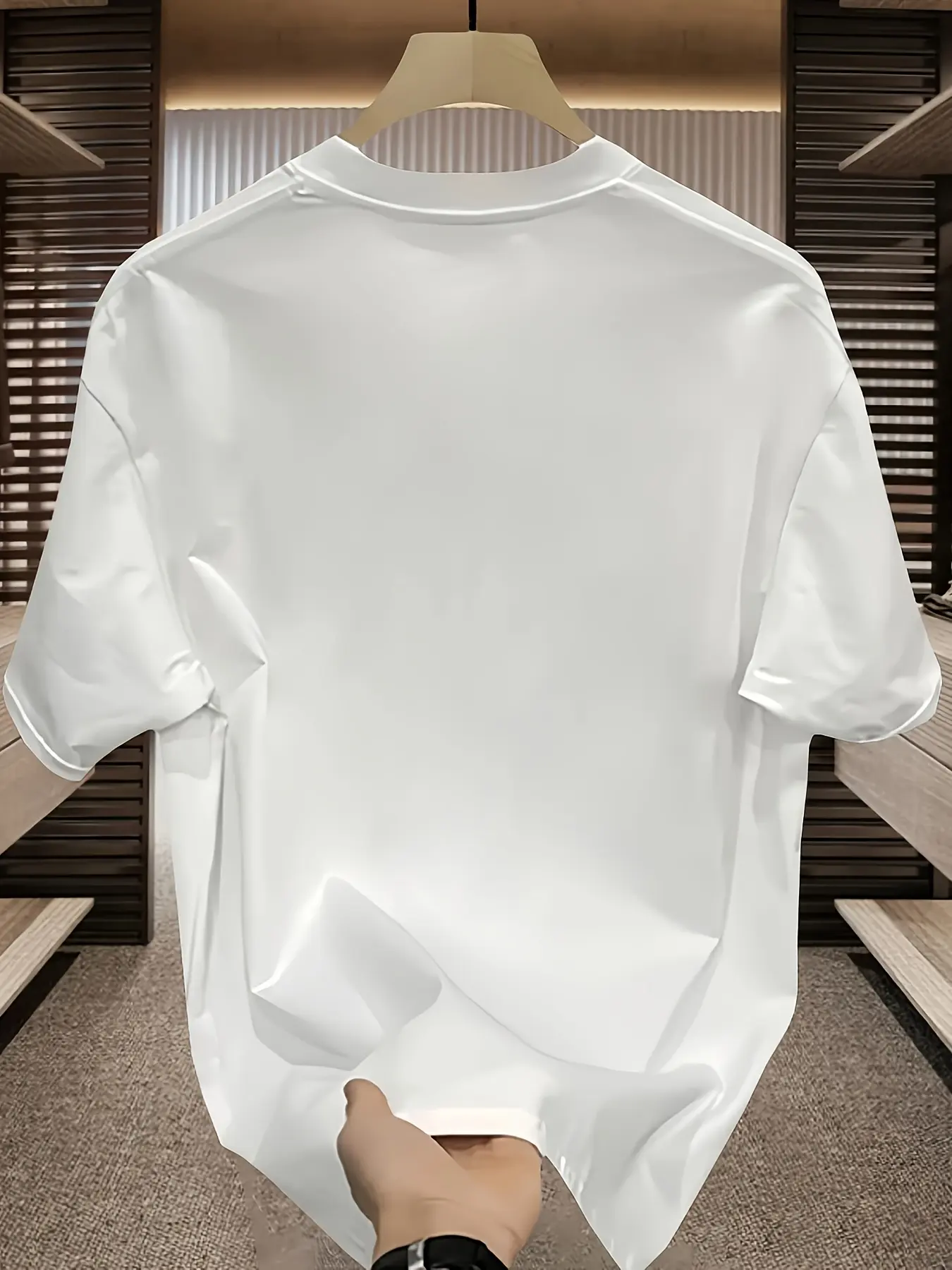 Men's summer 100% pure cotton fashionable sports casual loose and handsome letter printed round neck short sleeved T-shirt top