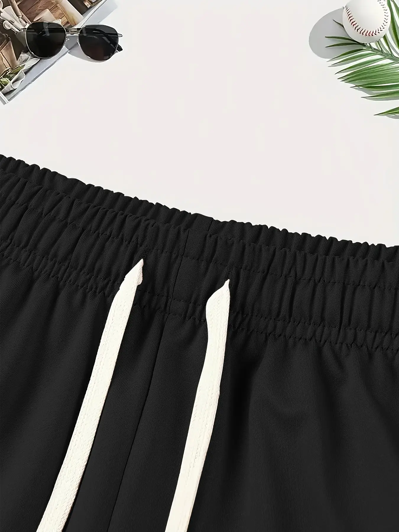 American Flag Print Men's Loose Large Drawstring Casual Minimalist Shorts Man Pants Casual Shorts Summer New In Men Clothing Thi