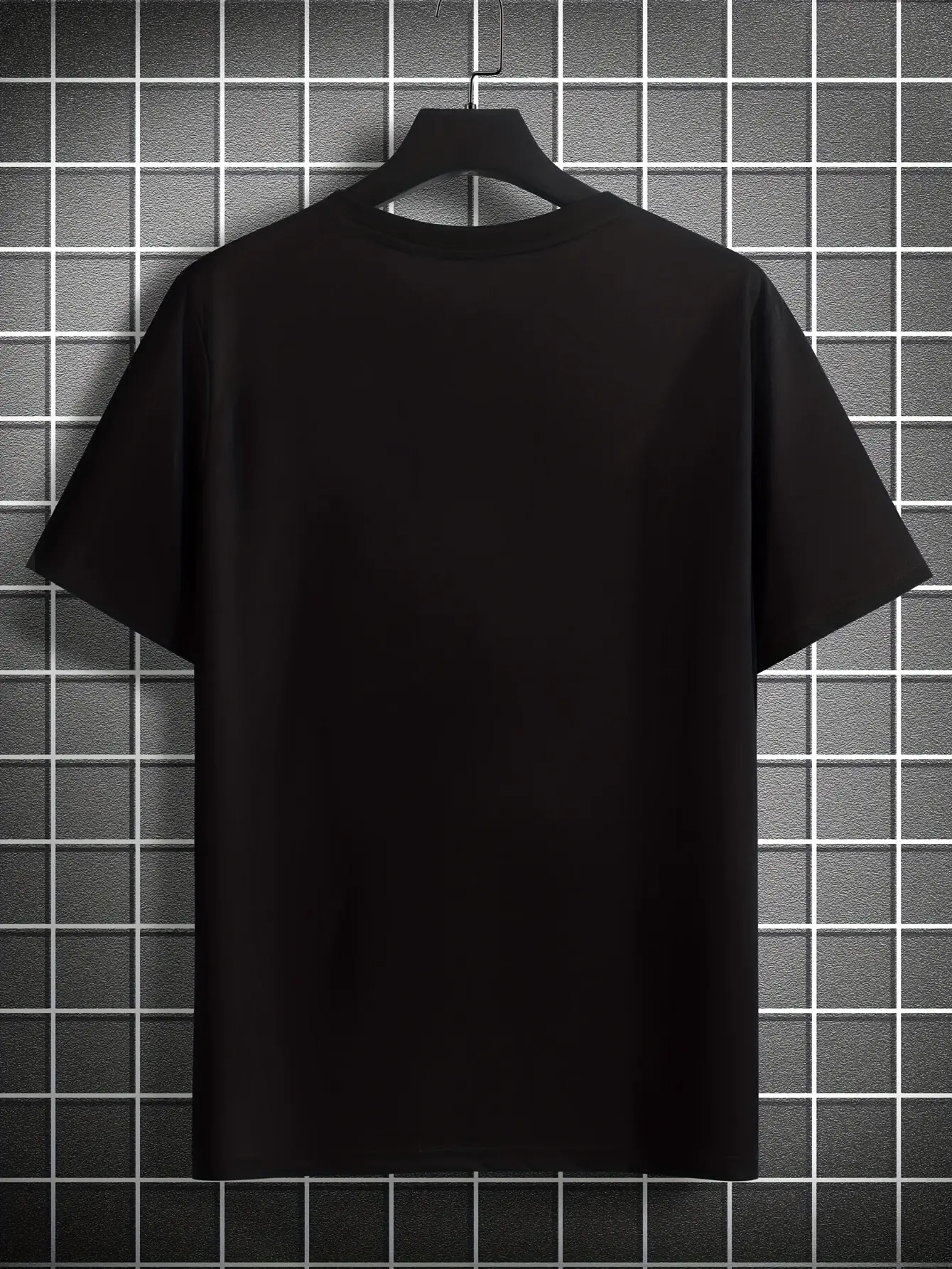 Men's summer 100% pure cotton fashionable casual loose creative letter printed sports round neck short sleeved T-shirt top