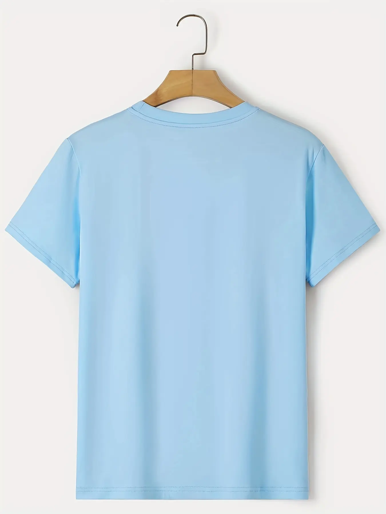 Men's summer 100% pure cotton fashionable casual sports loose trend smile graphic print round neck short sleeved T-shirt top