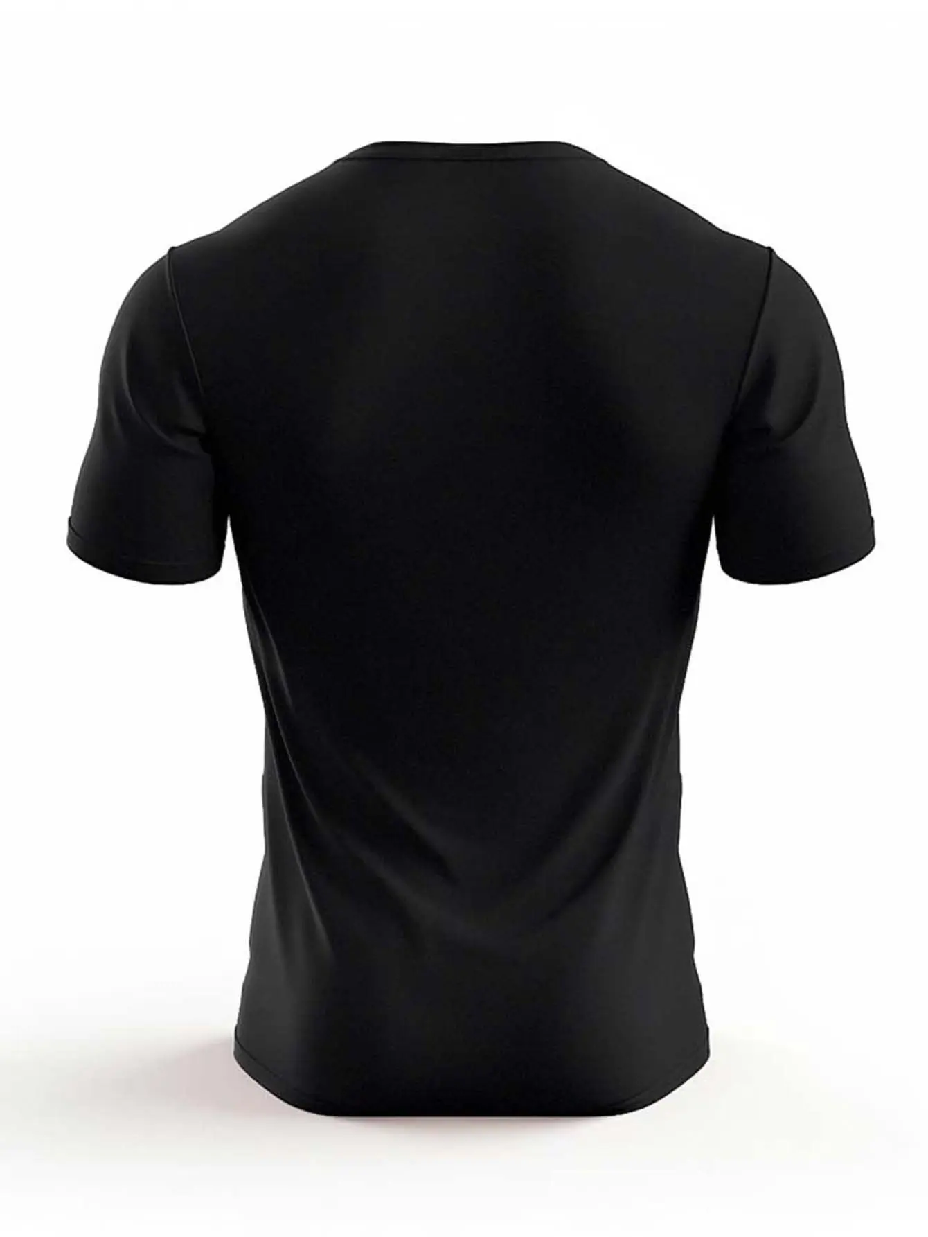 Men's Summer 100% Cotton Fashionable Casual Sports Loose Fashion ECG Beer Pattern Printed Round Neck Short Sleeve T-shirt Top