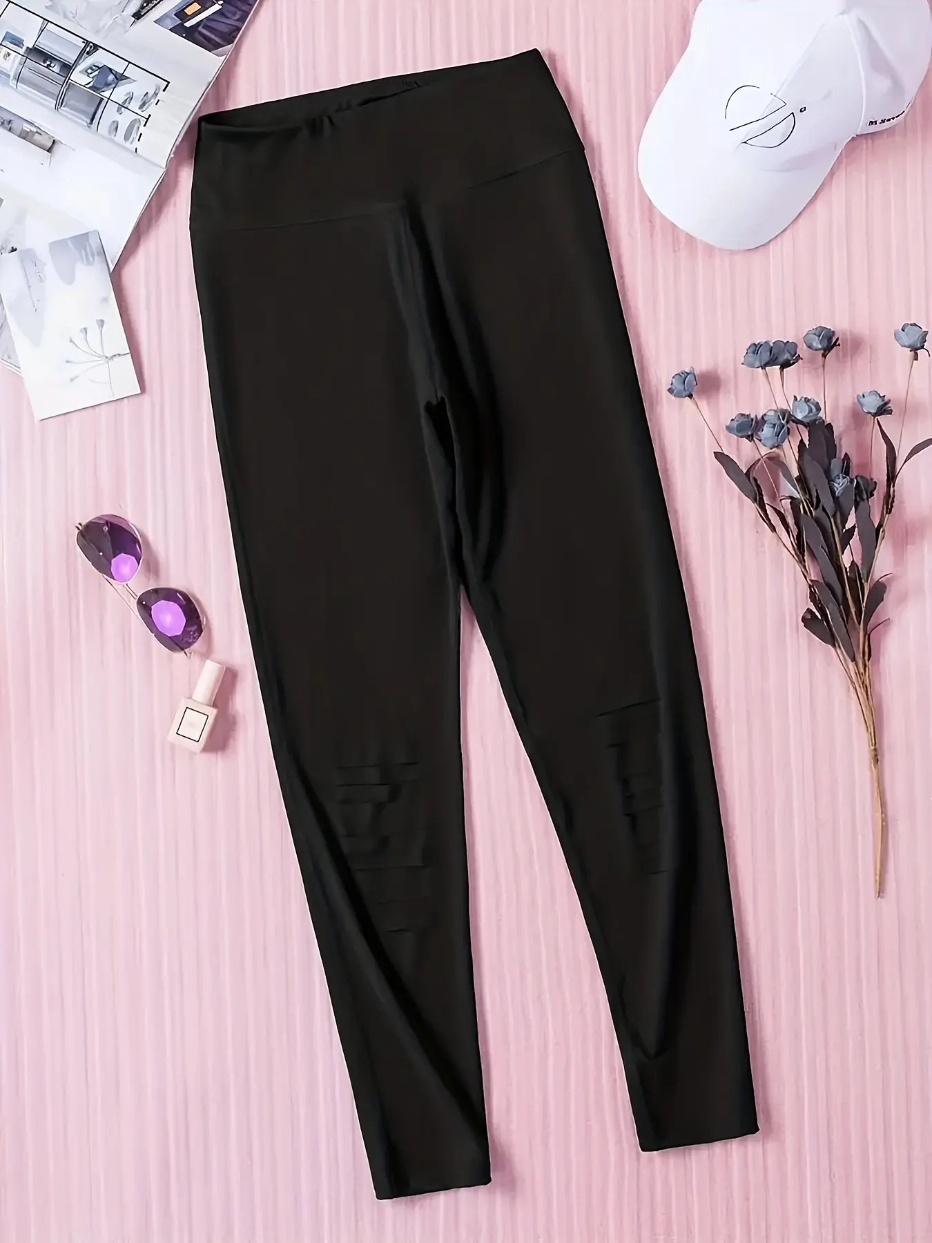 Gothic Women's Leggings Black Fitness Fit New Fashion Slim Fit Legging  Breathable and Comfortable