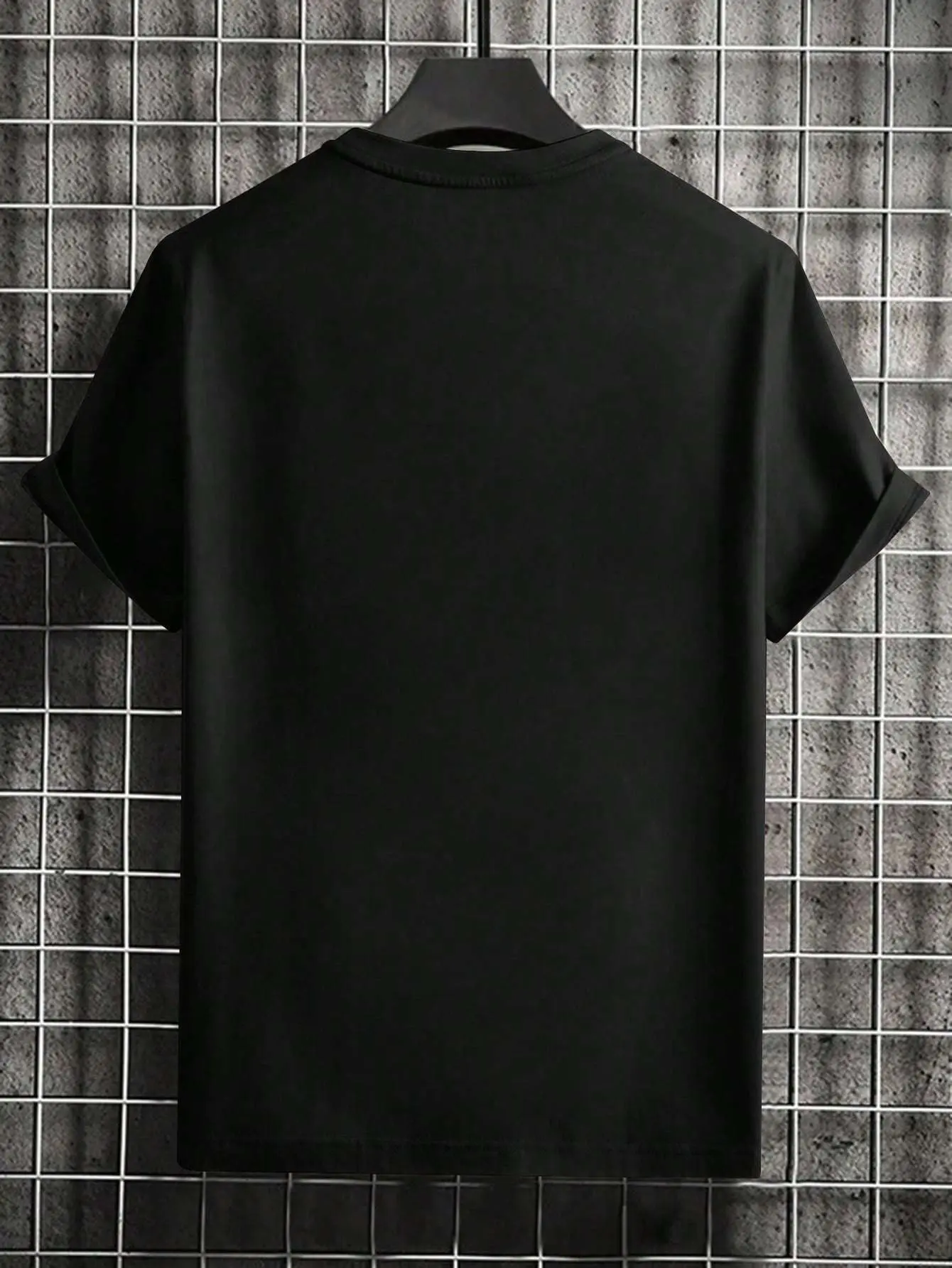 Men's 100% pure cotton summer loose size stay humble letter printed casual and comfortable round neck short sleeved T-shirt top