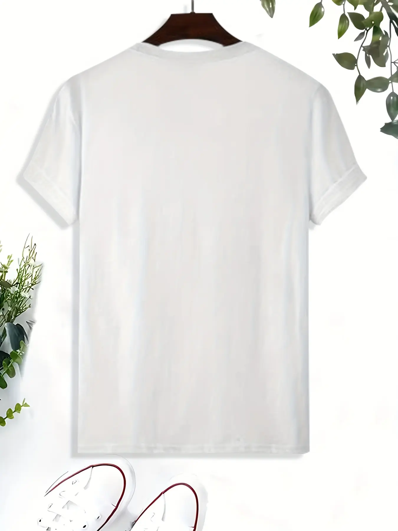 Men's summer 100% pure cotton fashionable casual sports loose cut cats napping print round neck short sleeved T-shirt top