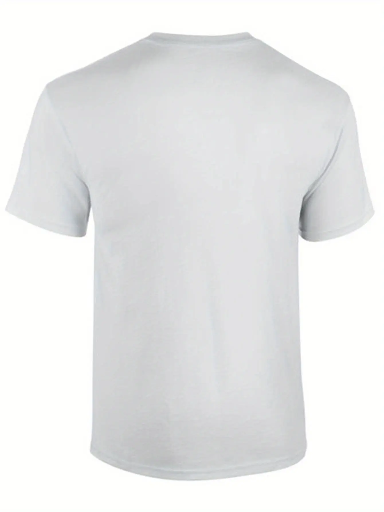 Men's summer 100 cotton fashionable sports casual loose retro snow mountain sunset printed round neck short sleeved T-shirt top