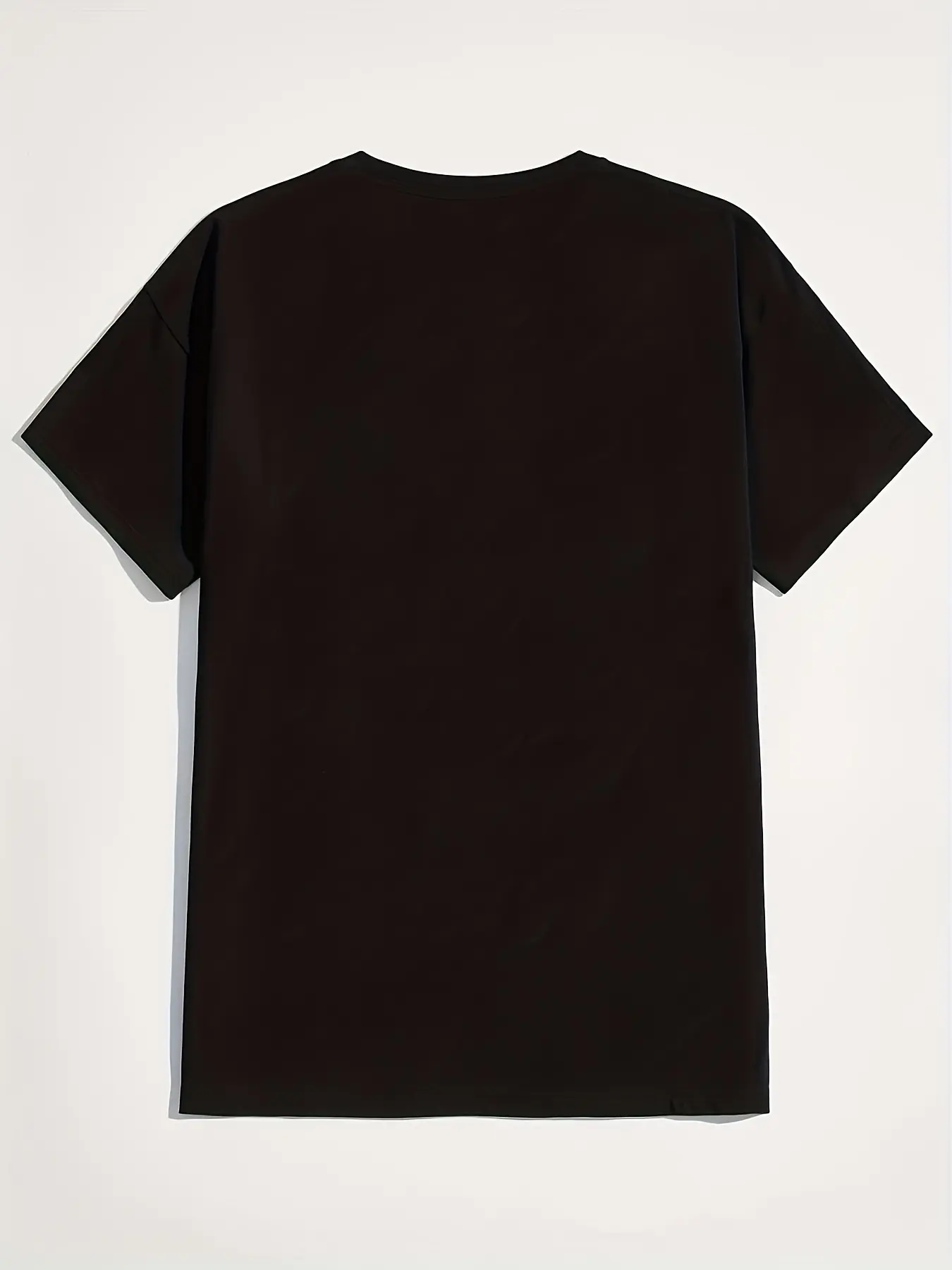 Men's summer 100% pure cotton fashionable sports casual loose stay letter print round neck short sleeved T-shirt top